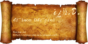 Álmos Dániel névjegykártya