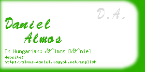 daniel almos business card